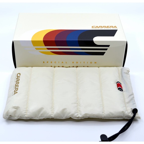 BRAND NEW CARRERA FLAGLAB-13 WHITE GREY GRADIENT SHIELD SUNGLASSES - Picture 9 of 13